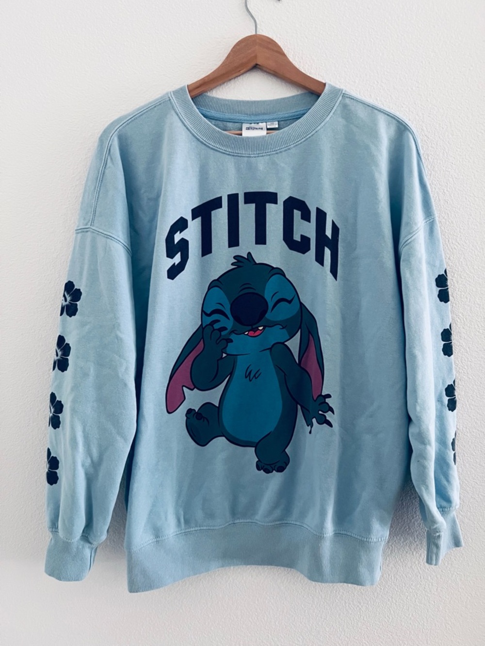 Disney Stitch Oversized Crewneck Sweater